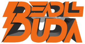 Deadly Buda Orange 3D Logo